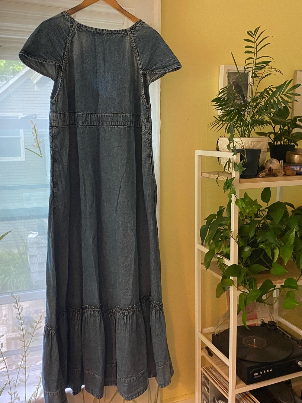Free People | Denim Maxi Dress - Picture 2 of 8